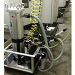1-Inch Pump With 2x Size Bag Filter Unit, Cart-Mounted - Keller Products