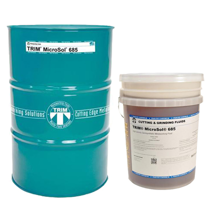 TRIM® MicroSol® 685 - High-lubricity Semisynthetic Metalworking Fluid, 5 GALLON - Master Fluid Solutions